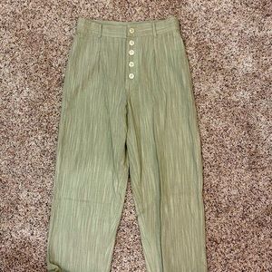 Urban Outfitters loose green pants. NEVER WORN